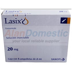 Lasix, 1 box, 5 ampoules, 2ml, 10 mg/ml